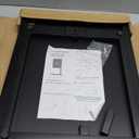 Chalkboard Sign with Metal Base 18 x 43 Double Sided Hanging Sidewalk Chalk Sign Message Hanging Chalkboard Sign Menu Sandwich Board Signs Outdoor for Restaurant, Business, Cafe, Wedding