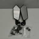 2 Pack Bike Mirrors, eBike Handlebar Mirror, 360° Adjustable and Rotatable Safety Bicycle Rear View Mirrors, Scratch Resistant Glass Lens, Bicycle Universal Fit Accessories