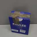 MIULEE Accordion Style Magnetic Folding Door Curtains for Doorways/Closet, Room Divider Pleated Drapes with Hooks for Interior Living Room/Bedroom/Open Closet, Cream, W39 x L78 inches, 1 Panel