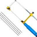 Adjustable Mini Hand Saw U Type Jeweler's Saw Saw Bow for Jewelry DIY Tools Woodwork Craft Tools Hand Tools Set Saw Blade