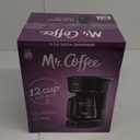 Mr. Coffee 12-Cup Switch Coffee Maker Black: Electric Drip Coffee Machine, 60 oz Capacity, Dishwasher-Safe Parts