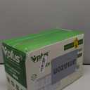 Vplus 100% Compostable 5 Compartment Paper Plates, 100 Pack, 12.5 x 8.6 inch Disposable School Lunch Trays, Eco-Friendly Bagasse Plates for Buffet, and Party