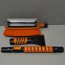 METOWARE 44'' Snow Brush and Ice Scrapers for Car Windshield, Extendable Snow Brush for Car with Ergonomic Foam Grip and 360 Pivoting Brush Head for Car SUV Truck