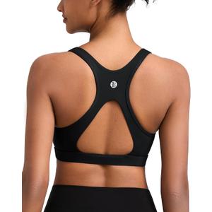 RUNNING GIRL Sports Bras for Women, Molded Cup High Impact Sports Bra Workout Bras for Women High Support Racerback (XX-Large)