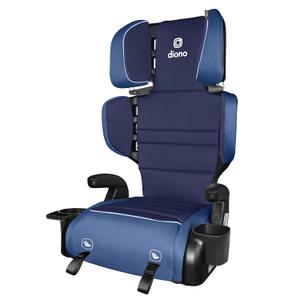 Diono Connect3 RXT 2-in-1 High Back Booster, Slim Fit 3-Across in Many Mid-Sized Sedans and SUVs, for Children from 40-120 lbs., Lightweight with Latch, Blue Surge, Mfg Date 02/12/2026