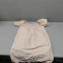 Huaqiao Womens Summer Linen Mini Dress Sundress 2025 A-Line Beach Casual Loose Dress with Pockets S