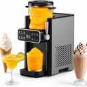 Slushie Machine, Ice Cream Maker, 12-Hour Timer, No Ice Needed | Frozen Drink Maker, 6 Presets, Slushy Machine for Home, LED Display, 40oz, Margarita, Frappes, Milkshakes, Easy Clean, 1 Pack