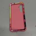 Casetego for Galaxy S23 5G Case,Glow in The Dark Three Layer Heavy Duty Sturdy Shockproof Full Protection Rugged Hard PC+Soft TPU Bumper Case for Samsung Galaxy S23 6.1 inch,Pink Butterfly