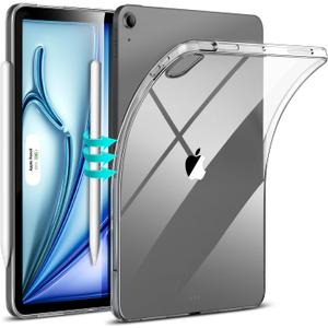 ESR for iPad Air 11 Inch Case M4/M3/M2 (2026/2025/2024), iPad Air 5th/4th Gen(2022/2020), Slim&Light, Yellowing Resistant, Transparent Back Cover, Supports Pencil Pro/USB-C, Zero Series, Clear