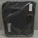 Homeve Trunk Organizer, Car Storage, Reinforced Handles, Collapsible Multi-Compartment, Foldable, Waterproof, Sturdy, 600D Oxford Polyester For Car, SUV, Mini-Van, Black, 2 Compart