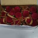 Balls Ornaments Bulk 1.18 Inch Mini Flocked Christmas Tree Decorations Xmas Plastic Rustic Neutral Farmhouse Hanging Ornaments for Tree Home Kitchen Decor