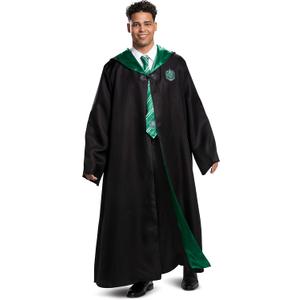 Harry Potter Robe, Deluxe Wizarding World Hogwarts House Themed Robes for Adults, Movie Quality Dress Up Costume Accessory, Teen XL (14-16)
