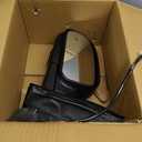 SCITOO Side View Mirror Driver Side Compatible with 2002-2009 For Chevy Trailblazer, 2002-2006 For GMC Envoy, Manual Folding, Heated, Power Adjustment