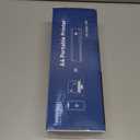 Portable Printers Wireless for Travel, N80 Wireless Thermal Printer Bluetooth Inkless Printer Support A4 Size, Compatible with iOS, Android, Laptop for Office, Home, Car, Black