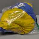 22" Herding Ball for Dogs with Bell Yellow & Blue Dog Ball for Large Dogs, Dog-Visible Colors, 900D Oxford Fabric, Non-Chew Interactive Dog Toy for Outdoor Training & Exercise with Air Pump Included