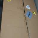 Washer Dryer Countertop with Shelf 27.5" W x 54" L x 12" H Laundry Room Countertop for Washer and Dryer with Edge Rails, Oak