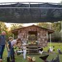 Shade Cloth - 70-90% Sunblock Net for Garden Patio,Shade Sails for Plants Greenhouse Outdoor Pergola Lawn Swimming Pool Sun Shade Cloths for Kennel Chicken Coop Easier to Hang Shade Net Cover