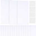 6 Pcs 5 x 3 Inch Flat Blank Plate Wall Hole Covers Ceiling Covers Plate with 48 Pcs Double Faced Adhesive Tape for Floor or Wall(5 x 3 Inch)