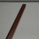6 PCS 45" Wall Corner Protector Trim Borders for Wall Walnut Wood Grain Wall Edge Strip Crown Molding Trim Door and Window Frames Mirror Trim Backsplash Tile Edge