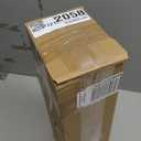 Heavy Duty Curtain Rod Brackets - Fits up to 1 inch, Adjustable Double Curtain Rod Holders, Set of 3, Black