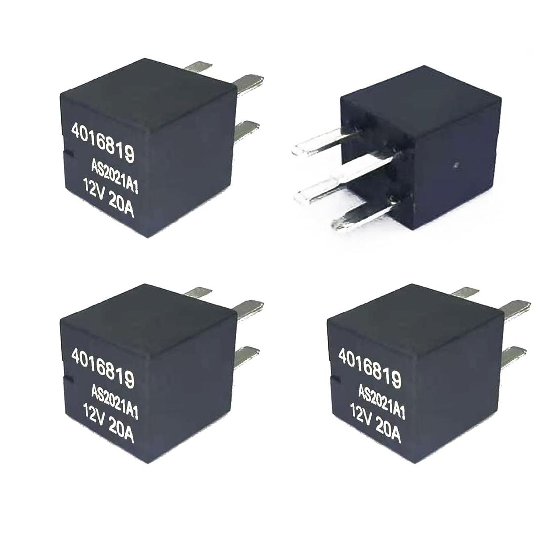 4 Pcs 1R1946, 19115021, AR6332, 56-2227, RAA1791 Multi Purpose Relay V6 3.4L 3.5L 3.6L 3.9L Compatible with Chevrolet Equinox Uplander 2005 2006 2007 2008 2009, 12V 20A 4Pin
