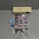 CCVOO 6 Pack Blue Light Blocking Reading Glasses, Anti Headache/Glare/Eye Strain Readers Computer Eyeglasses Women/Men (6 Pack Mix,2.00)