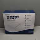 Electric Blanket Winter Warm Series Full, Super Cozy Luxury Faux Fur & Sherpa with 6 Heating Levels & 0-10 Hours Auto Off, Fast Heating & Overheat Protection, 72" x84", Green