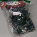 Warm Multi Color Christmas Tree Lights - 9 ft String of 50 Incandescent Mini Bulbs Multifunctional Lighting Modes, for Decorative, Bedroom, Outdoor, Xmas Twinkle Lights with Green Wire Total 10.4 ft