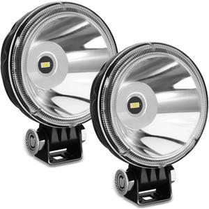 Led Pod light Bar Spot Lights 12V Round 3 inch 30W Driving Fog Reverse Backup Offroad Lights Headlights For Trucks Off Road ATV UTV Golf Cart Tralier Motorcycle Pickup Tractor Marine Boat 2-Pack