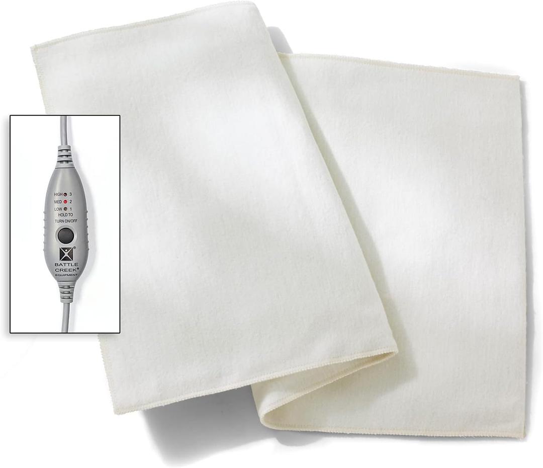 Assembled in the USA - Thermophore Liberty 2 - Moist Heating pad for Arthritis, Back, Neck, Shoulder Pain and Cramps Relief - Electric, 3 Temperature Settings with auto Shut Off, Large 14" x 27"