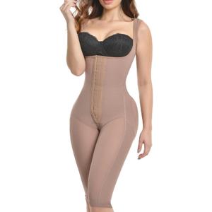 BELLA MICHELL Strapless Waisted Body Shaper Capri Size With Snaps, Shapewear for Women Tummy Control Hip Enhancer & Butt Lifting Shapewear 100% Colombian Mocha, Size XL