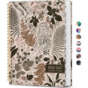 Planner 2026-2027, Weekly & Monthly Academic Calendar, Jul 2026 – Jun 2027