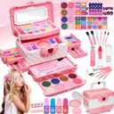 Kids Makeup Sets for Girls - Kids Makeup Sets for Girls 5-8, Maquillaje para Nias, Play Make Up Kit, Best Toys for Little Girl,Princess Toddler Kid Stuff, Ages3456789 10 Year Old Girl Birthday Gifts
