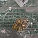 Yean Star Hair Clips Gold Braided Hair Stars Clip Hair Accessories for Women Pack of 5 (Gold)