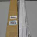 LazBlinds Cordless White 1" Room Darkening Vinyl Mini Blinds, 23" W X 36" H Horizontal Window Blinds for Home, Cordless Shades for Indoor Windows