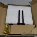 8pcs Wall Shelf Brackets Heavy Duty Floating Shelf Bracket Hidden, Invisible Black Shelving Brackets Decorative Floating Shelf Hardware Heavy Duty, Metal Shelf Support Bracket (6 inch-8pcs)