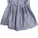 OYOANGLE Women's Plaid Print Bandeau Top Strapless Ruffle Flowy Hem Cute Peplum Tube Tops M