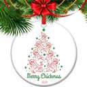 Chicken Ceramic Ornament  Funny Hens & Roosters Farmhouse Christmas Decoration, Unique for Chicken Lovers (C15)