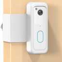Blink Doorbell Mount, Anti-Theft Video Doorbell Door Mount Bracket No Drilling, Fit for All-New Blink Doorbell(2nd Gen), Not for Security Door (White)