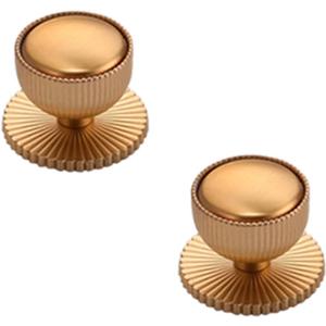 Self-Stick Instant Cabinet Drawer Knobs Metal Knobs Helper with Adhesive 2pcs/Set Furniture Knobs Handles for Kitchen Cabinet Drawer Window (Round, Rose Gold)