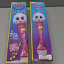 ArtCreativity Easter Bunny Bubble Wand (2 Pack), Easter Basket Stuffers for Toddler, 14" Light Up Automatic Bubble Maker with LED & Music, Bubbles for Kids, Toys for Toddlers 1-3