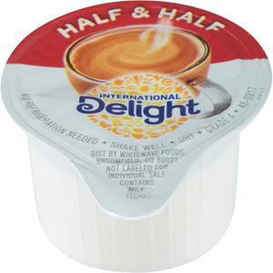 International Delight 102042 Coffee House Inspirations Half & Half, .375oz, 180/Carton, BEST BY: 07 SEP 2024