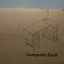 Lufeiya L Shaped Desk with Drawers & Storage Shelves, 47 Inch Small Reversible Corner Desk with Power Outlet for Home Office Bedroom, L-Shaped Gaming PC Computer Desks with Fabric Drawer, Rustic Brown