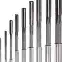 Uxcell Chucking Reamer Set Lathe Machine Reamer Straight Flute Milling Cutter High Speed Steel H7 Tolerance (2mm 3mm 4mm 5mm 6mm 7mm 8mm 9mm 10mm) 9pcs