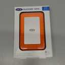 LaCie Rugged Mini, 2TB, 2.5 inches, Portable External Hard Drive, External Storage, for PC and Mac, Shock, Drop and Pressure Resistant, Hard Drive, 2 Year Rescue Services (LAC9000298)