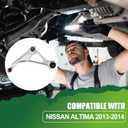Left Front Lower Control Arm with Ball Joints Set for 2013-2014 Altima, Control Arm Replacement: 54501-3TA0A