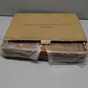 2 PCS 16 x 12 in Large Solid Acacia Wood Serving Trays Rectangular Wooden Serving Platters Natural Wooden Boards for Bar Coffee PartyWood Log Color