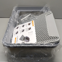 Stainless Steel Cat Litter Box with Enclosure, Large Litter Box for Cats and Kittens, Smooth Easy Clean Interior, Durable Metal Design with Cover, Litter Shovel, Pad and Footboard Included