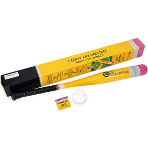 Pencil Bat - Plastic Youth Baseball Bat and Ball Set - Reinforced Durable Barrel ~29" - Backyard Baseball Games Gift - Balanced Weight - Easy to Swing, 29" 7oz
