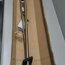 Double Curtain Rods 36-72 Inches with Round Finials, 1 Inch Heavy Duty Drapery Rod with Unique Aluminum Alloy Brackets for Windows, Sliding Door, Patio, Bedroom, Living Room Decoration, Antique Bronze